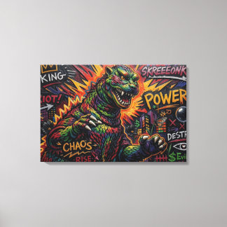 GODZILLA. LEINWANDDRUCK