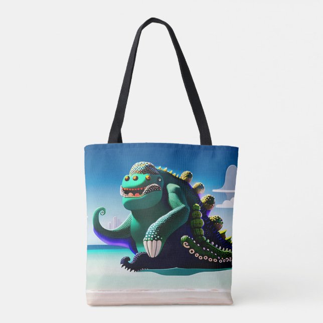 Godzilla Tasche (Rückseite)