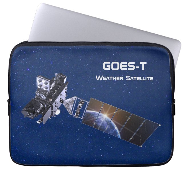 GOES-T-Wettersatellite Laptopschutzhülle (Vorderseite)