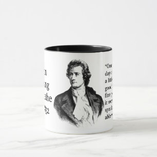 Goethe-Zitat zum Leben Tasse