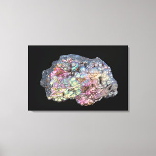 Goethite, der Iridescence zeigt Leinwanddruck