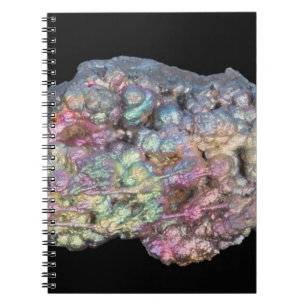 Goethite, der Iridescence zeigt Notizblock