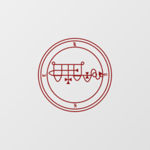 Goetic Sigil of Bune (Bim) Fensteraufkleber