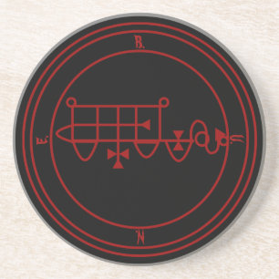 Goetic Sigil of Bune (Bim) Getränkeuntersetzer