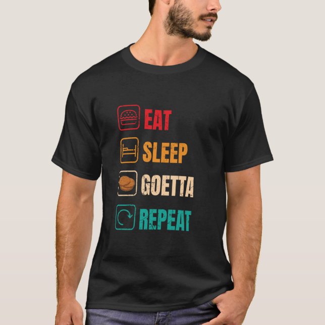 Goetta Life Goeta Wurst Cincinnati Speisefrühstück T-Shirt (Vorderseite)