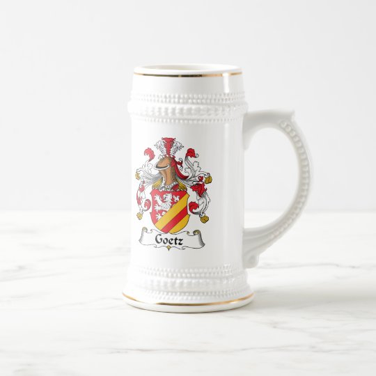 Goetz-Familienwappen Bierglas