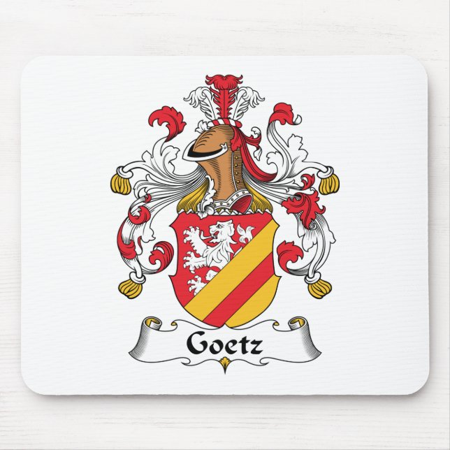 Goetz-Familienwappen Mousepad (Vorne)