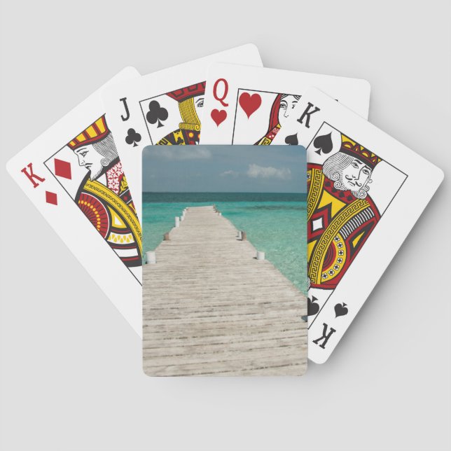 Goff Caye, Popular Barrier Reef Island Spielkarten (Rückseite)