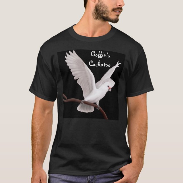 Goffins Cockatoo-Dunkelheits-T - Shirt (Vorderseite)