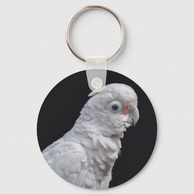 Goffin's Cockatoo-Keyring Schlüsselanhänger (Vorderseite)