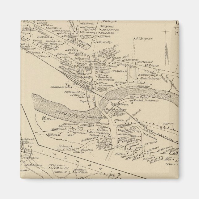 Goffstown PO, Pelham Magnet (Vorne)