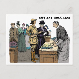 Goggles Postkarte