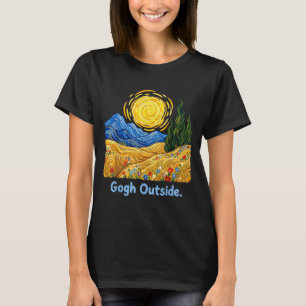 Gogh Außerhalb Sternennacht Naturliebhaber T-Shirt