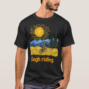 Gogh fährt lustigen Van Gogh Fahrrad fahren T-Shirt