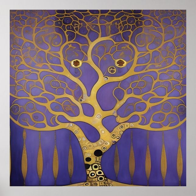 Gogh, Impressionismus, Gustav Klimt, Kunst Klimt Poster (Vorne)
