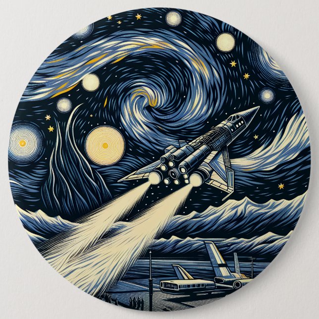Gogh Ship Gogh Button (Vorderseite)