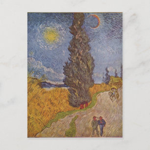 Gogh, Vincent van Landstra?e mit Zypressen 1890 Te Postkarte