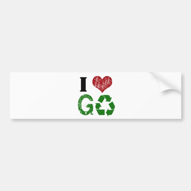 GOGREEN AUTOAUFKLEBER (Vorne)