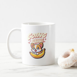 Going Bananas Funny Niedlich Corgi Kaffeetasse
