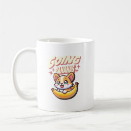 Going Bananas Funny Niedlich Corgi Kaffeetasse
