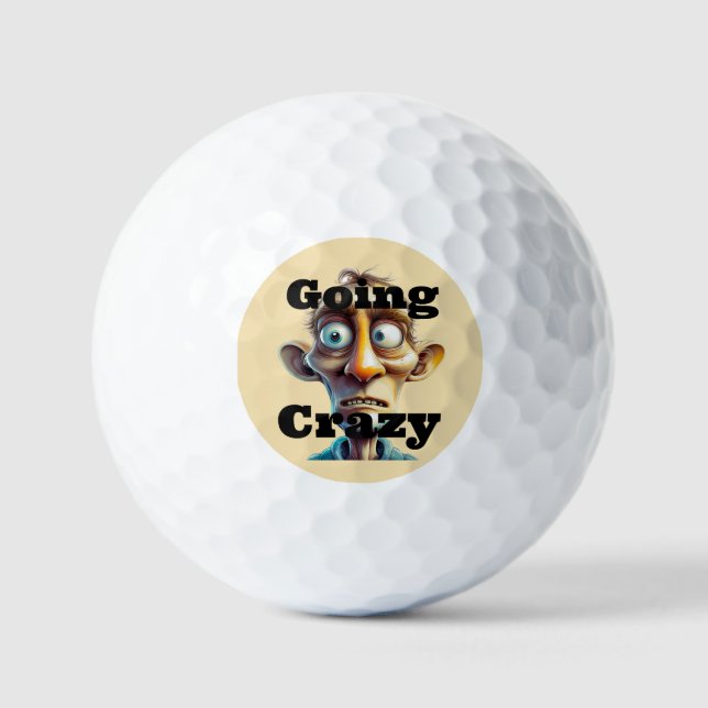 Going Crazy Golf Balls Golfball (Vorderseite)