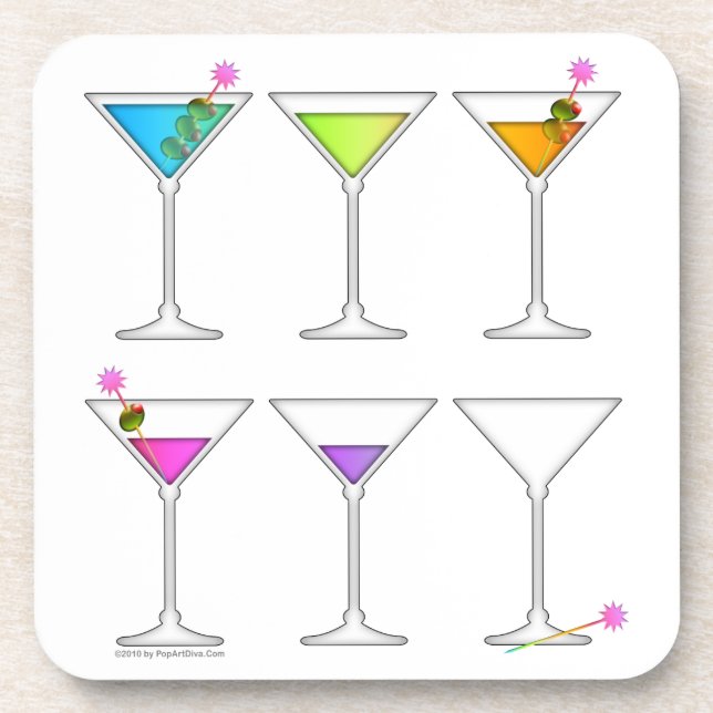 Going, Going, Gone - Verschwinden Martini Cork Coa Untersetzer (Vorderseite)