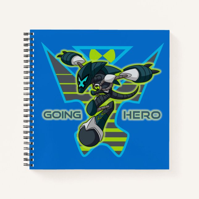 Going Hero - Omni-Kix XLR8 Notizbuch (Vorderseite)