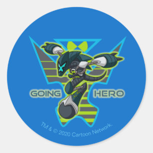 Going Hero - Omni-Kix XLR8 Runder Aufkleber