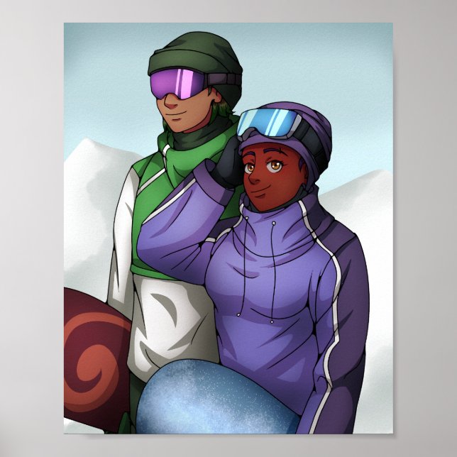 Going Snowboarding Poster (Vorne)