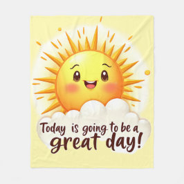 Going to be a Great Day Fleecedecke