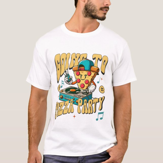 Going to pizza party T-Shirt (Vorderseite)