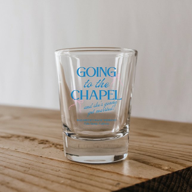 Going to the Chapel Bachelorette Weekend Schnapsglas (Von Creator hochgeladen)