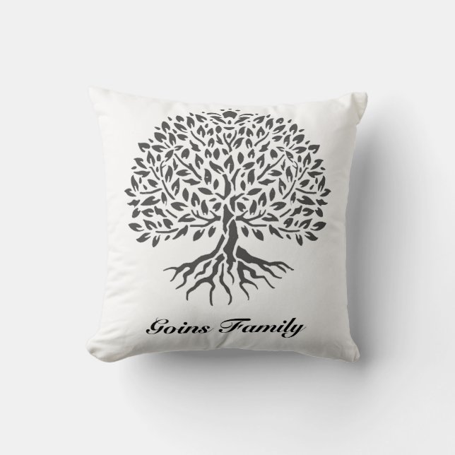 Goins Family Tribute Throw Kissen (Vorderseite)