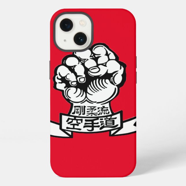 Goju Ryu-Faust-Apfel iPhone Hülle (Rückseite)