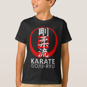 Goju Ryu Karate Symbol Kanji Japan Martial Art Vin T-Shirt