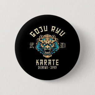 Goju Ryu Martial Arts Clothing Co. Goju Ryu Karate Button