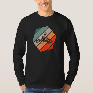 Gokart im Retro-Stil Vintage 4 T-Shirt