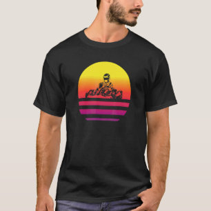 Gokart im Retro-Stil Vintage T-Shirt