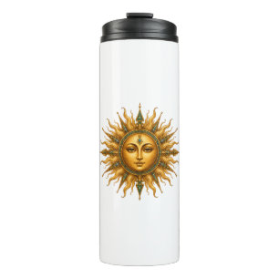 Gol Bano Kollektion Persische goldene Sonnen-Tri Thermosbecher