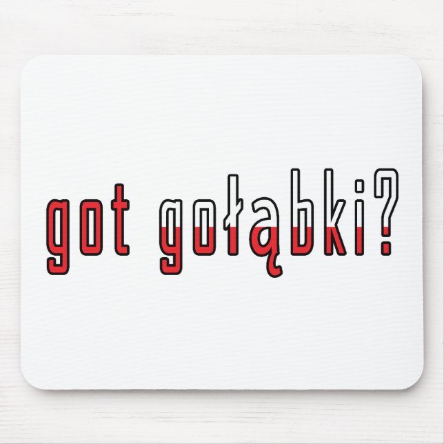 Golabki got? Flagge Mousepad (Vorne)