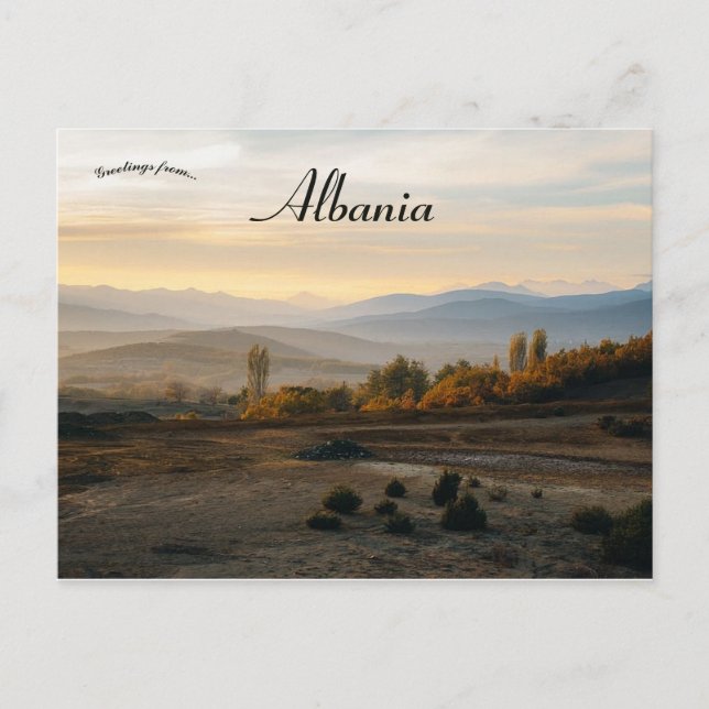 Golaj Albanien Postkarte (Vorderseite)