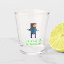 GoLang Developer Shot Glass
