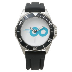 Golang-Logo (Go-Programmiersprache) Armbanduhr