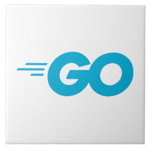 Golang-Logo (Go-Programmiersprache) Fliese