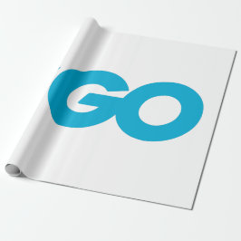 Golang-Logo (Go-Programmiersprache) Geschenkpapier