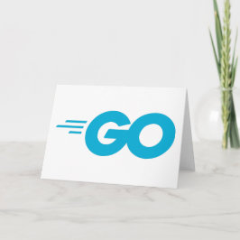 Golang-Logo (Go-Programmiersprache) Karte
