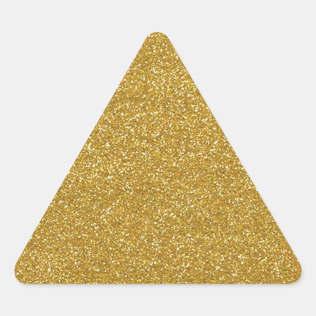 Gold #21 dreieckiger aufkleber (Vorderseite)