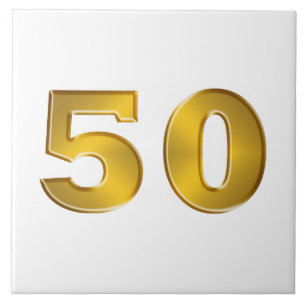 Gold 50. fliese