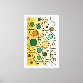 Gold Abstract Wall Art Leinwanddruck