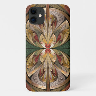 Gold Abstrakte Butterfly gestanztes Glasmuster Case-Mate iPhone Hülle